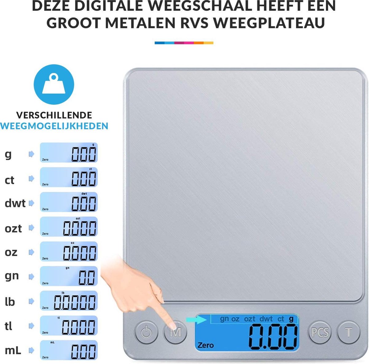 superior mini digital platform scale i-2000 - 500gr