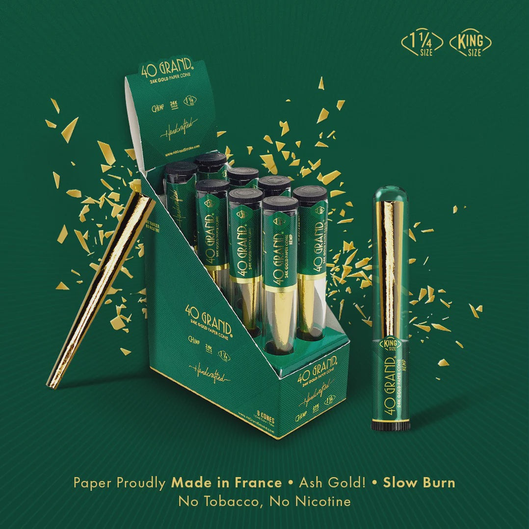 40 GRAND | 24K Gold cone