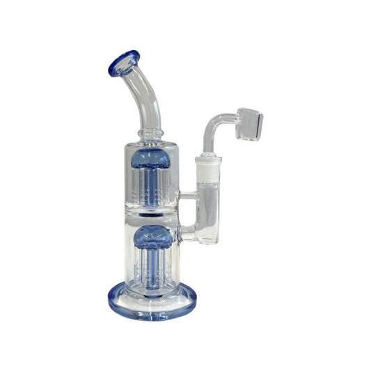 Bubbler Double Perculator blue 23cm