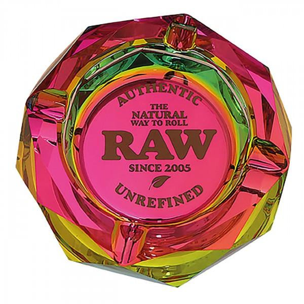 RAW’ Rainbow Crystal Glass Ashtray