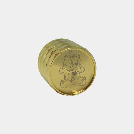 4 PART BEAR GRINDER - GOLD