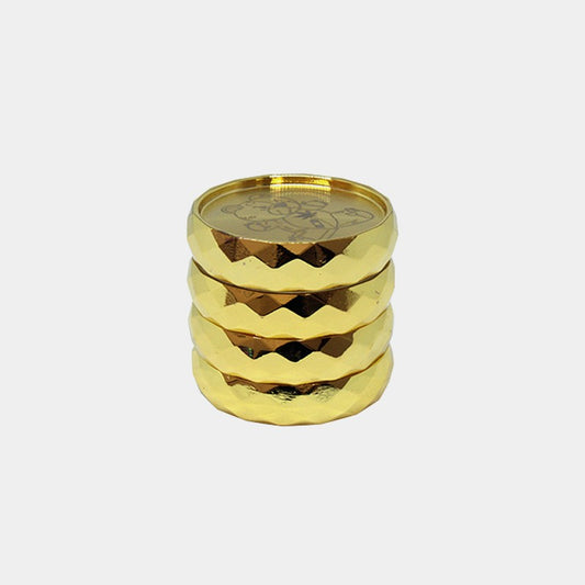 4 PART BEAR GRINDER - GOLD