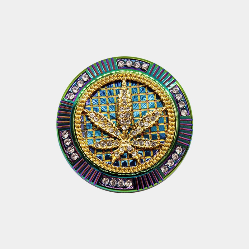 4 PART BLING BLING RAINBOW GRINDER - 50 X 40MM