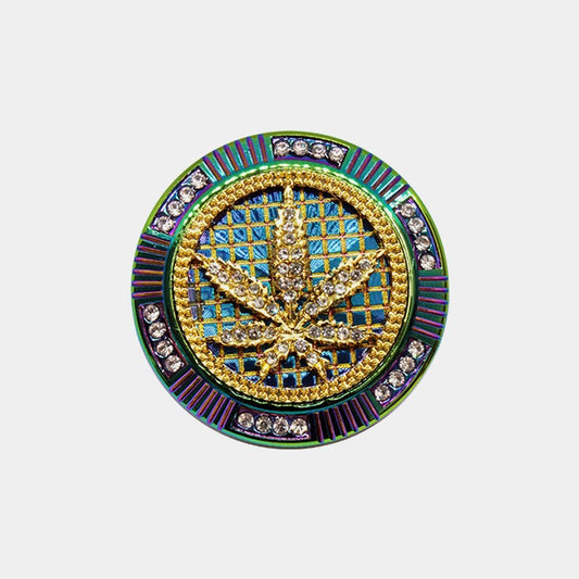 4 PART BLING BLING RAINBOW GRINDER - 50 X 40MM