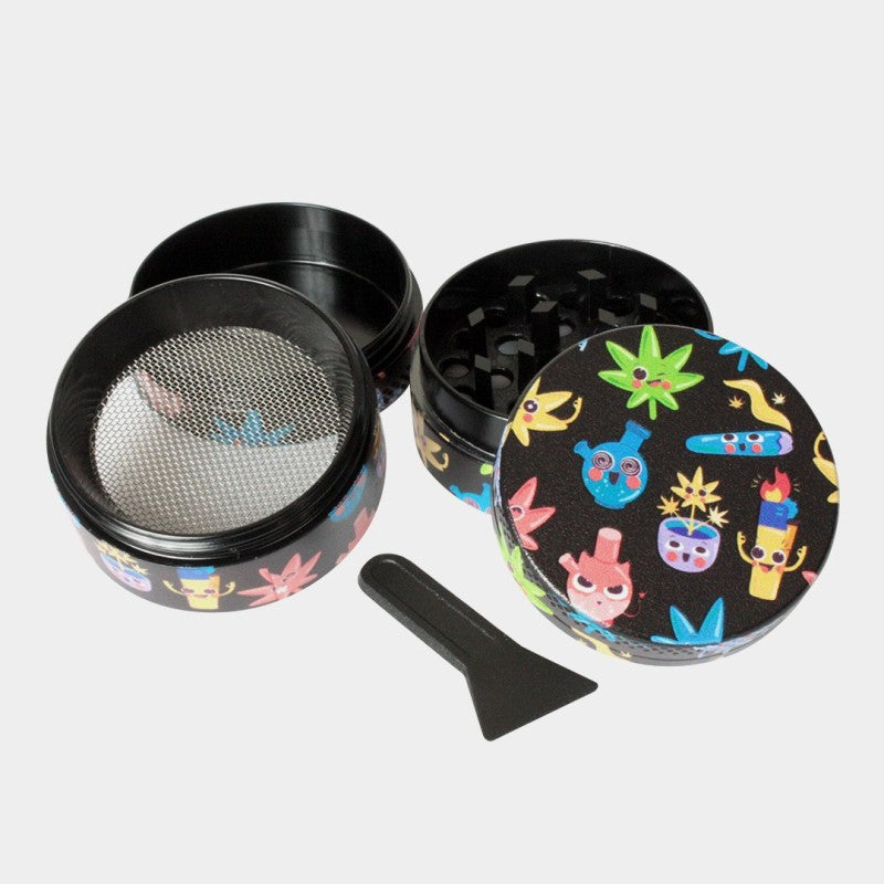 4 PART ZINC ALLOY GRINDER - 40MM - WEEDMOJI 360