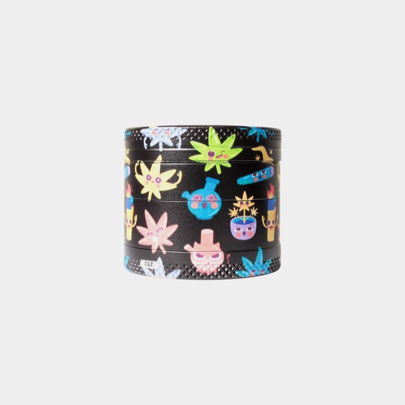 4 PART ZINC ALLOY GRINDER - 40MM - WEEDMOJI 360