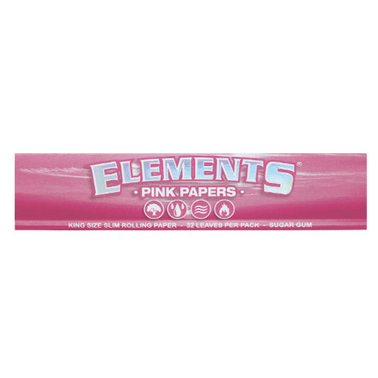 Elements Pink Slim King Size Rolling Paper