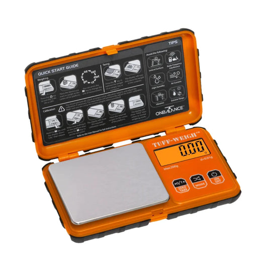 Onbalance digital mini scale orange - 200g X 0.01g