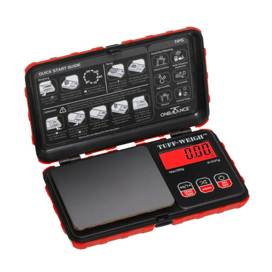 Onbalance digital mini scale red - 200g X 0.01g