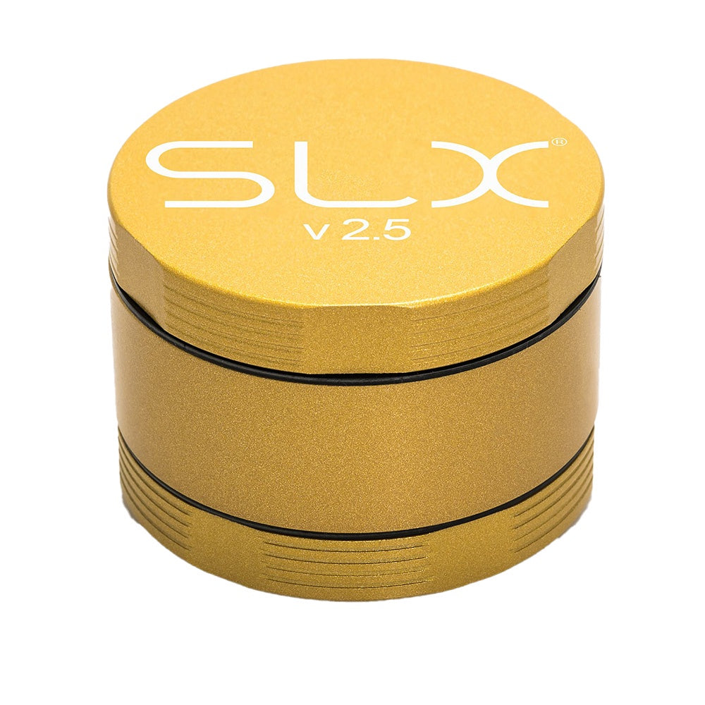 SLX Grinder Aluminium Non Sticky 62mm, Yellow Gold