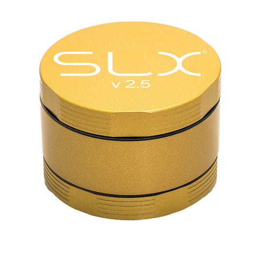 SLX Grinder Aluminium Non Sticky 62mm, Yellow Gold