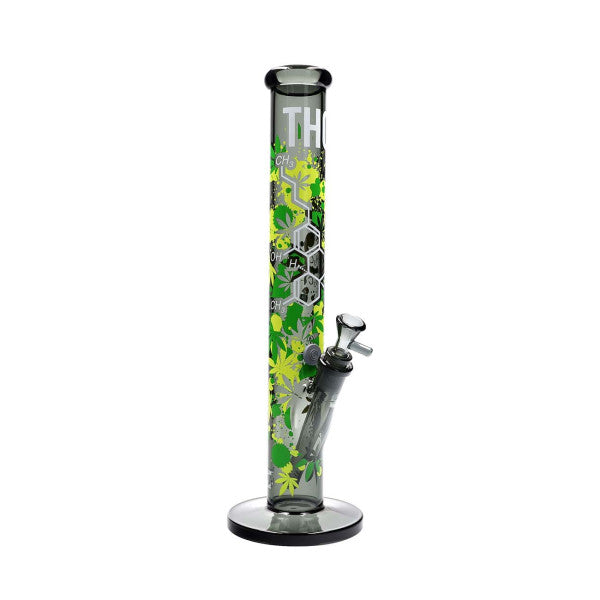 FIRE-FLOW™ X Black Leaf Bong THC MOLECULE