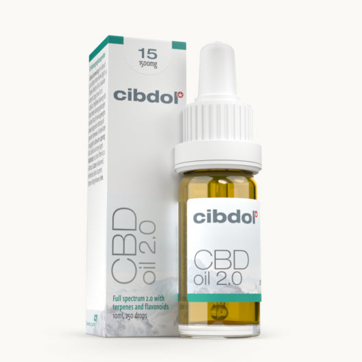 Cibdol CBD-olie 2.0 15% (1500mg)