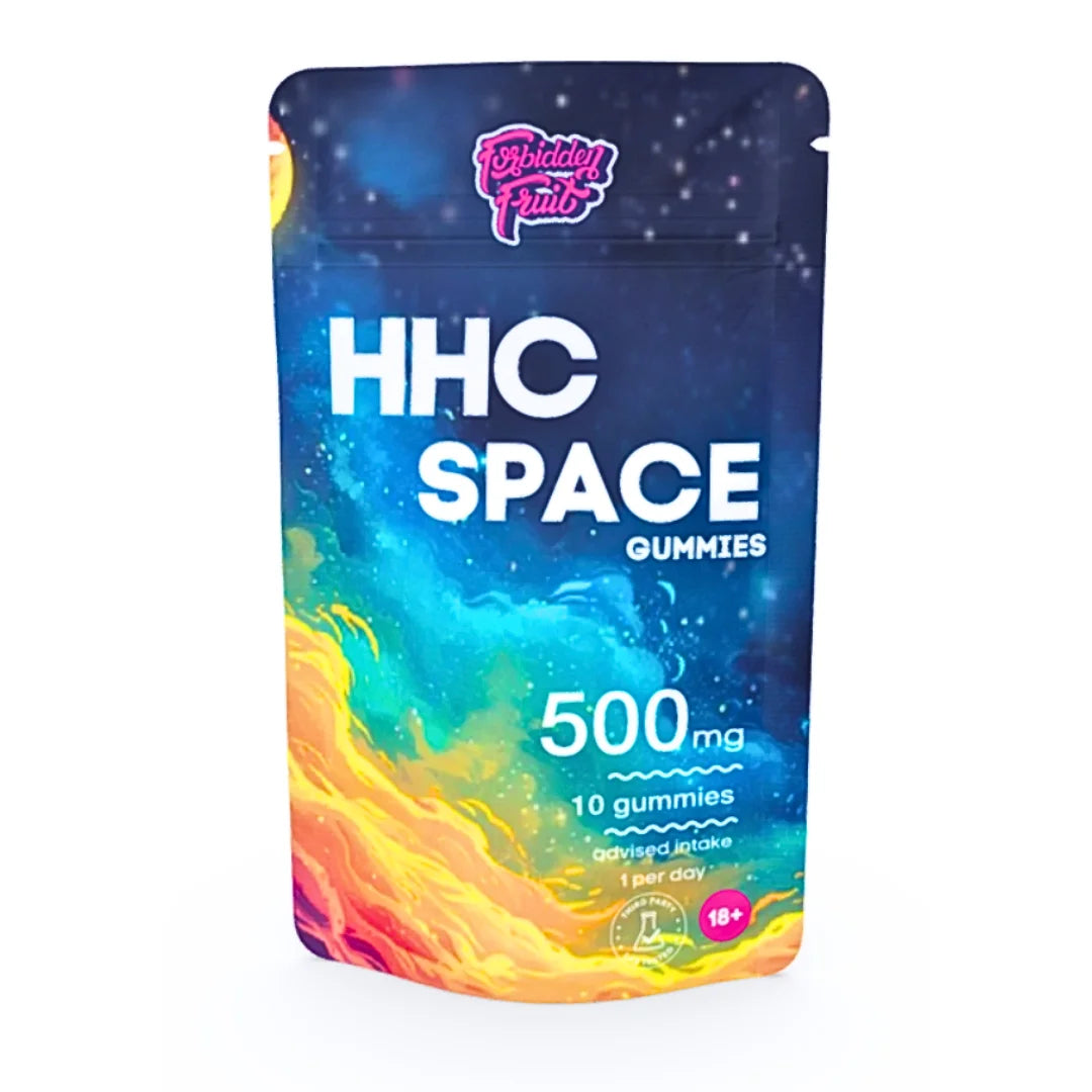 HHC Frambozen Ruimte Gummies 500mg