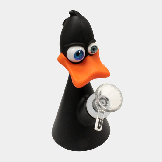 SILICONE BONG - BLACK DUCK