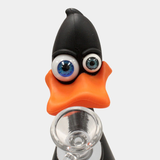 SILICONE BONG - BLACK DUCK