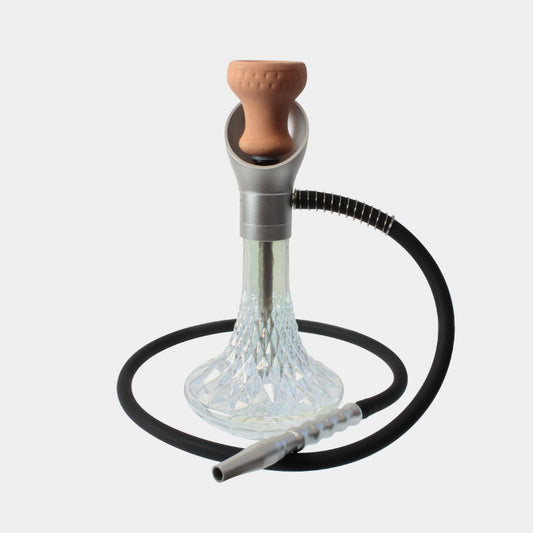 THE SHELLY SHISHA 29CM - SILVER