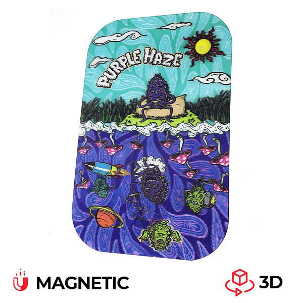 BEST BUDS – MAGNETIC 3D COVER TRAY PURPLE HAZE
