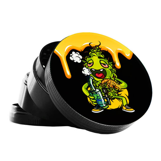 Best Buds Dab-All-Day Metal Grinder 4 Parts – 50mm