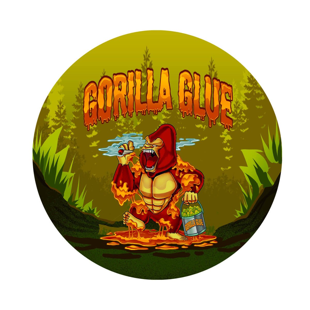 Metal Grinder Best Buds Gorilla Glue 4 Parts – 50mm