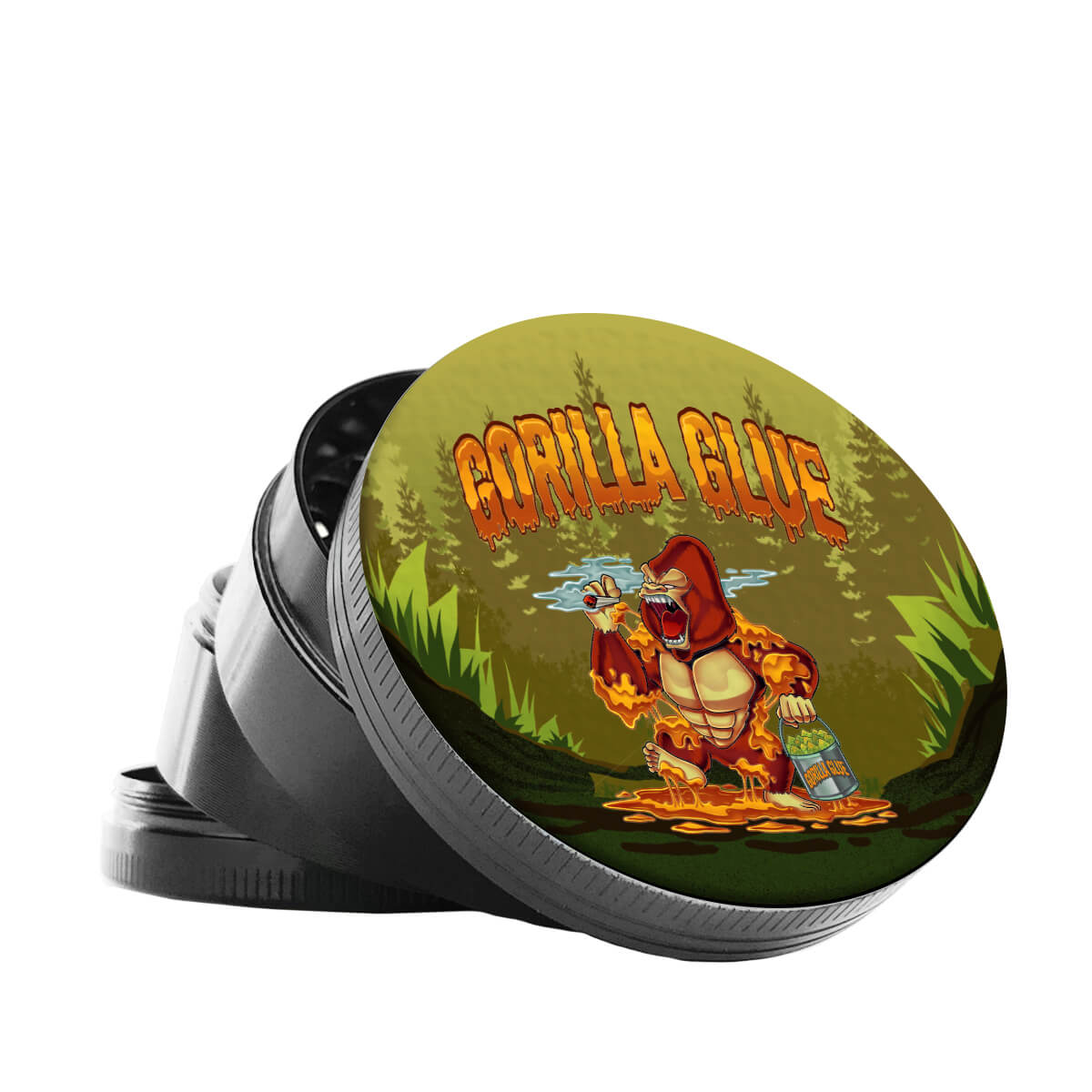 Metal Grinder Best Buds Gorilla Glue 4 Parts – 50mm