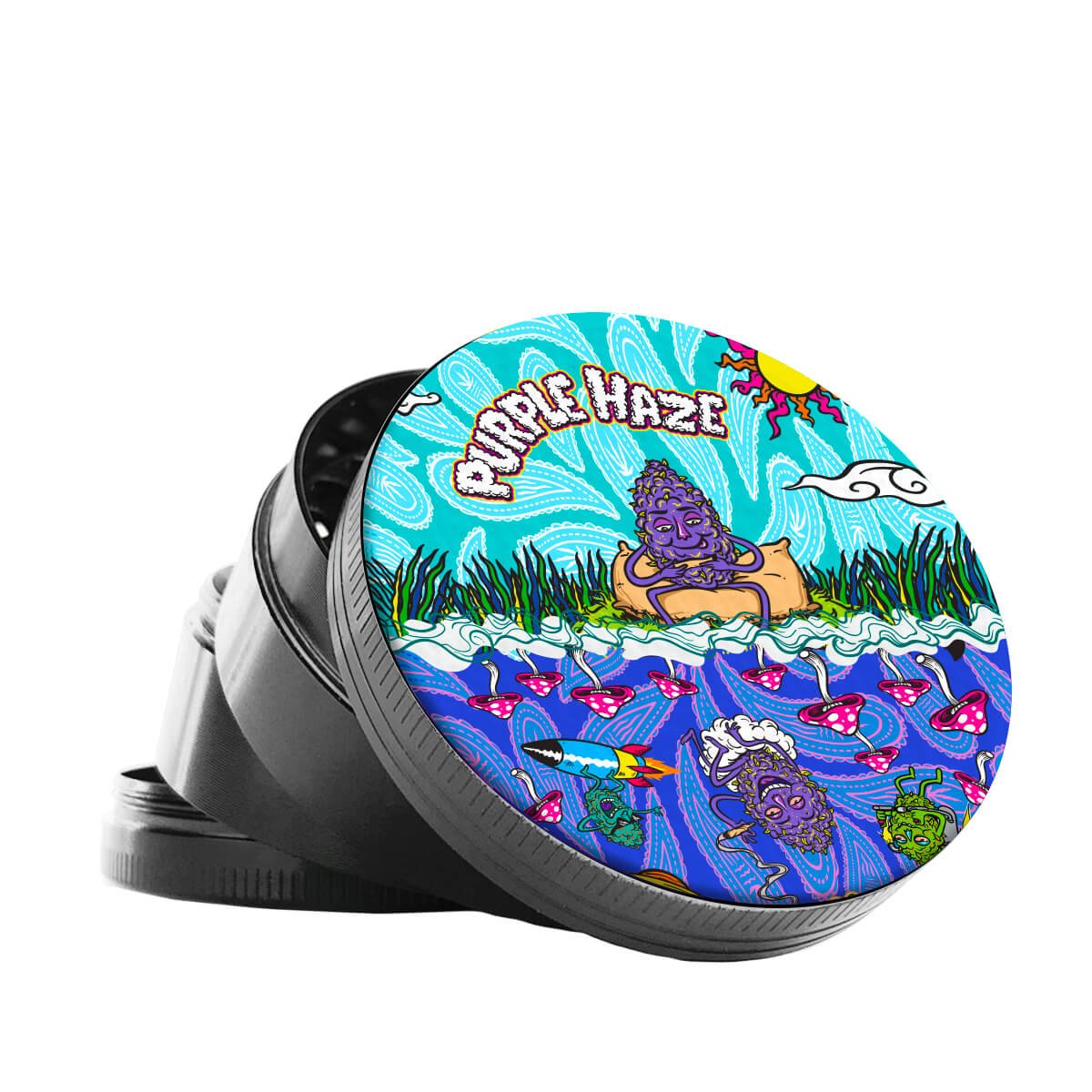 Metal Grinder Best Buds Purple Haze 4 Parts – 50mm