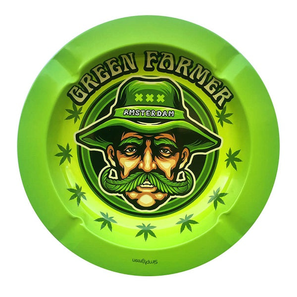 BEST BUDS – MR. GREEN FARMER METAL ASHTRAY
