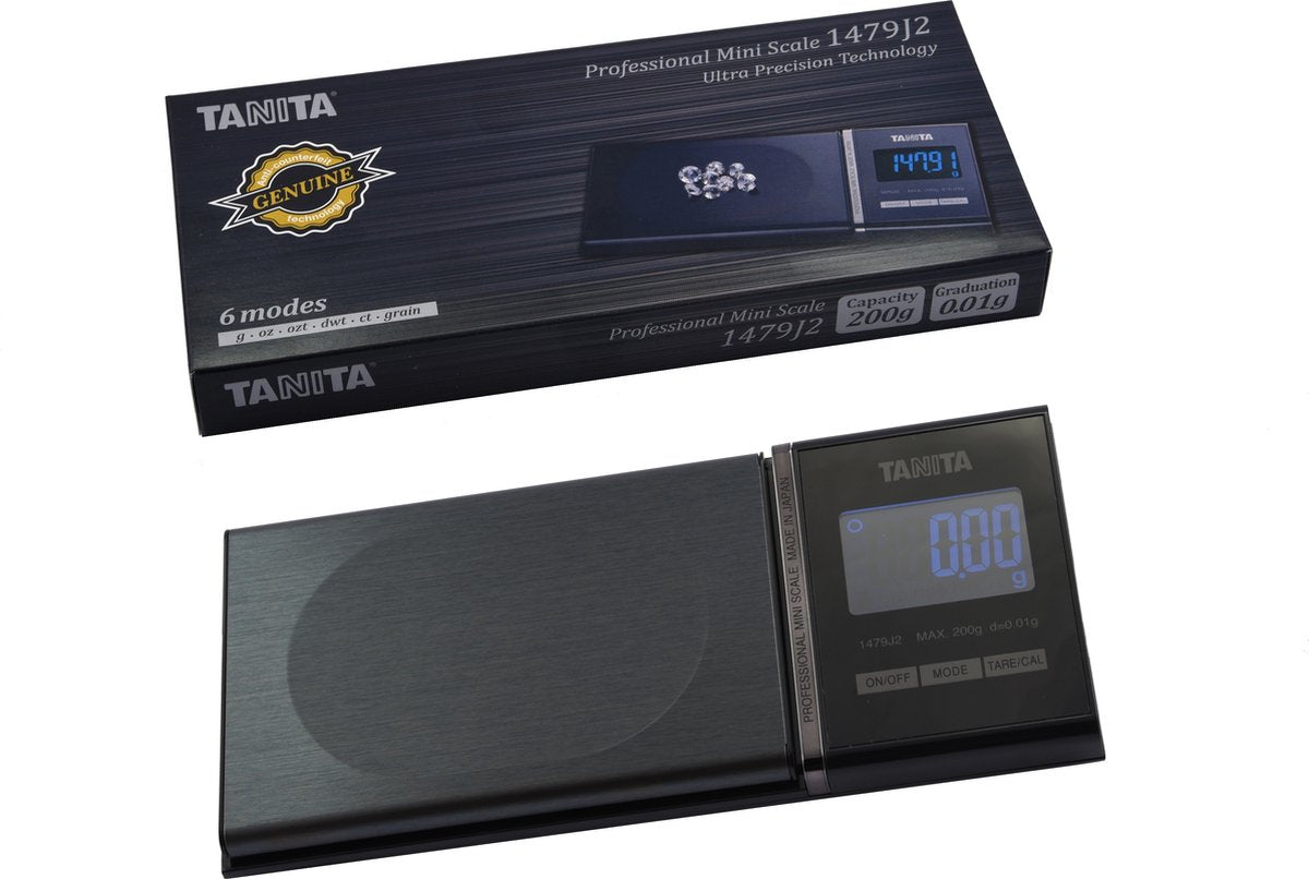 TANITA 1479J2 - Professionele pocket scale en zakweegschaal