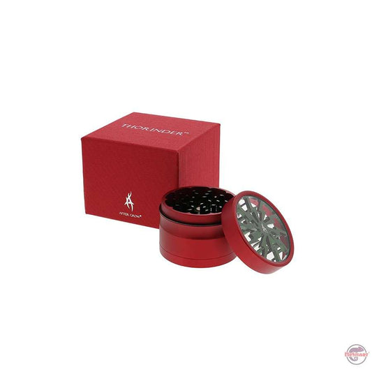 Grinder Aluminium - 62 mm 'After Grow' - Thorinder RedGreen