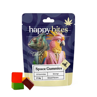 Happy Bites  Gummies Gemengd "Zoo", 10 stuks x 50 mg, 500 mg