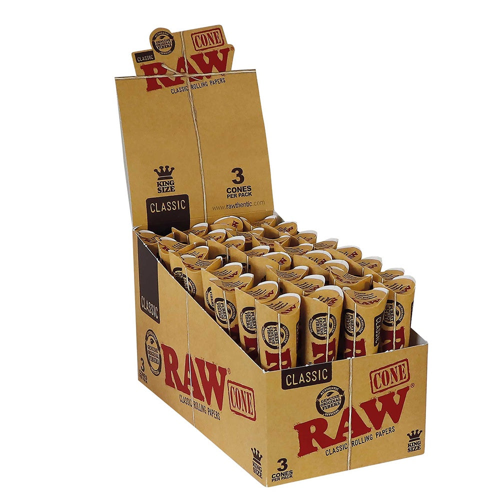 RAW Classic Cones King Size 109mm 3PK KS
