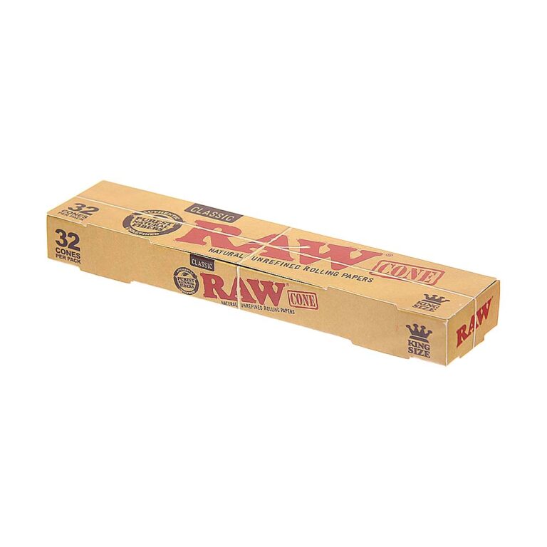 RAW Classic Cones King Size109mm KS 32stuks