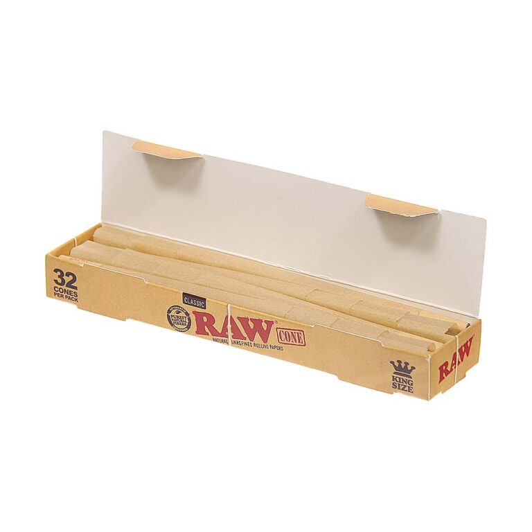 RAW Classic Cones King Size109mm KS 32stuks