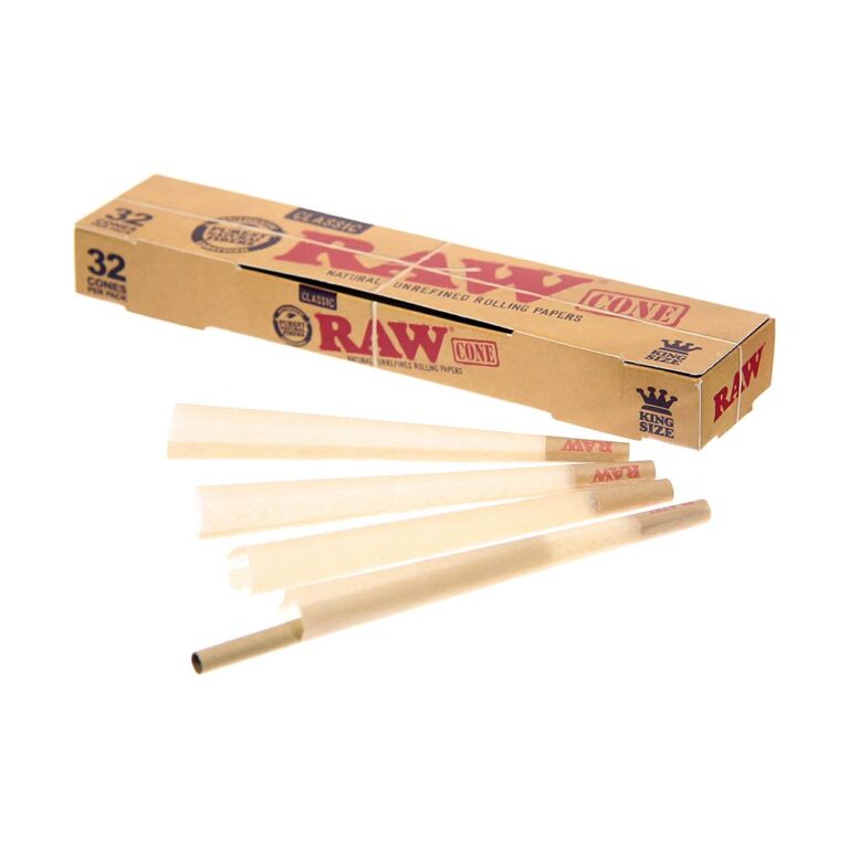 RAW Classic Cones King Size109mm KS 32stuks