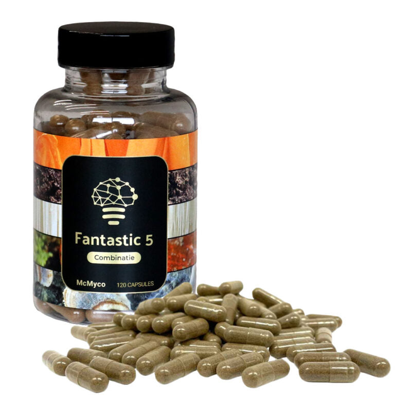 McMyco Fantastic 5 extract capsules – 120 stuks