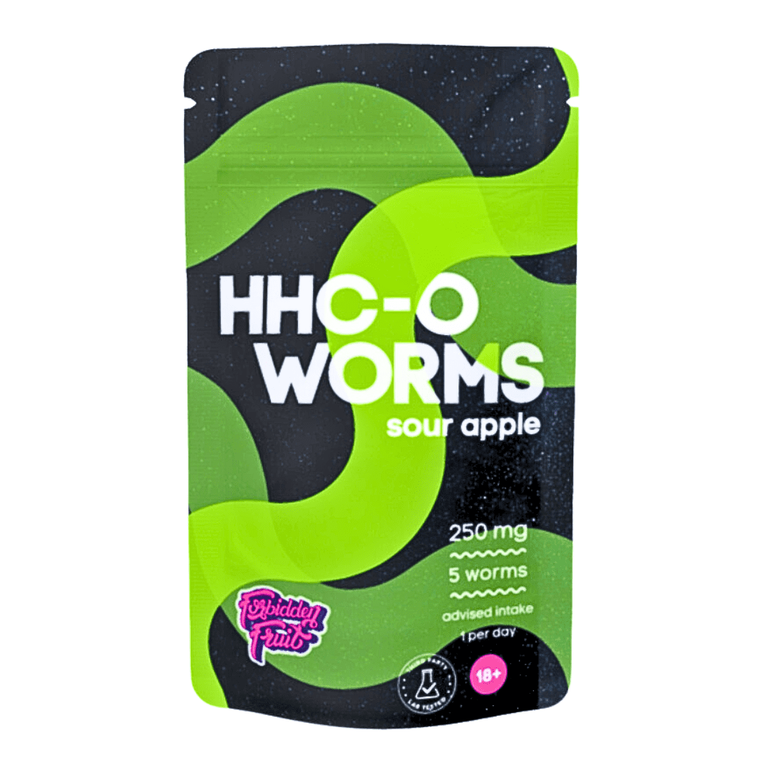 HHC-O Sour Apple Worms 250mg