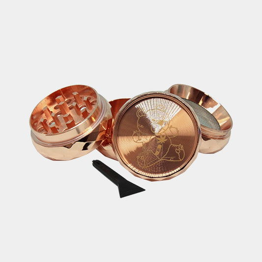 4 PART BEAR GRINDER - ROSE GOLD