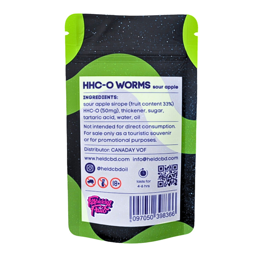 HHC-O Sour Apple Worms 250mg