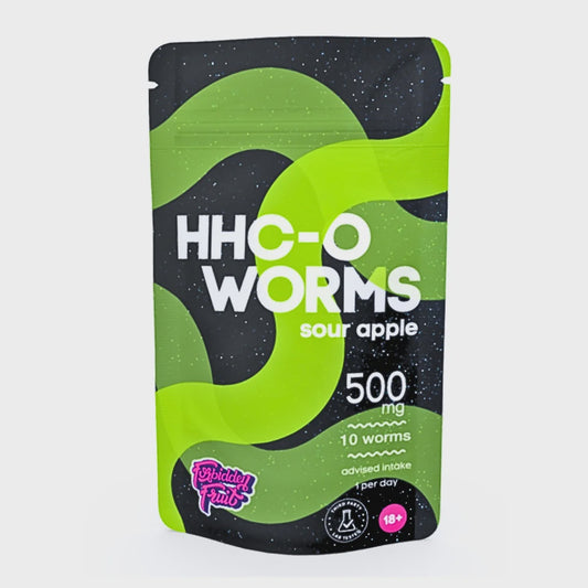 HHC-O zure appelwormen 500 mg