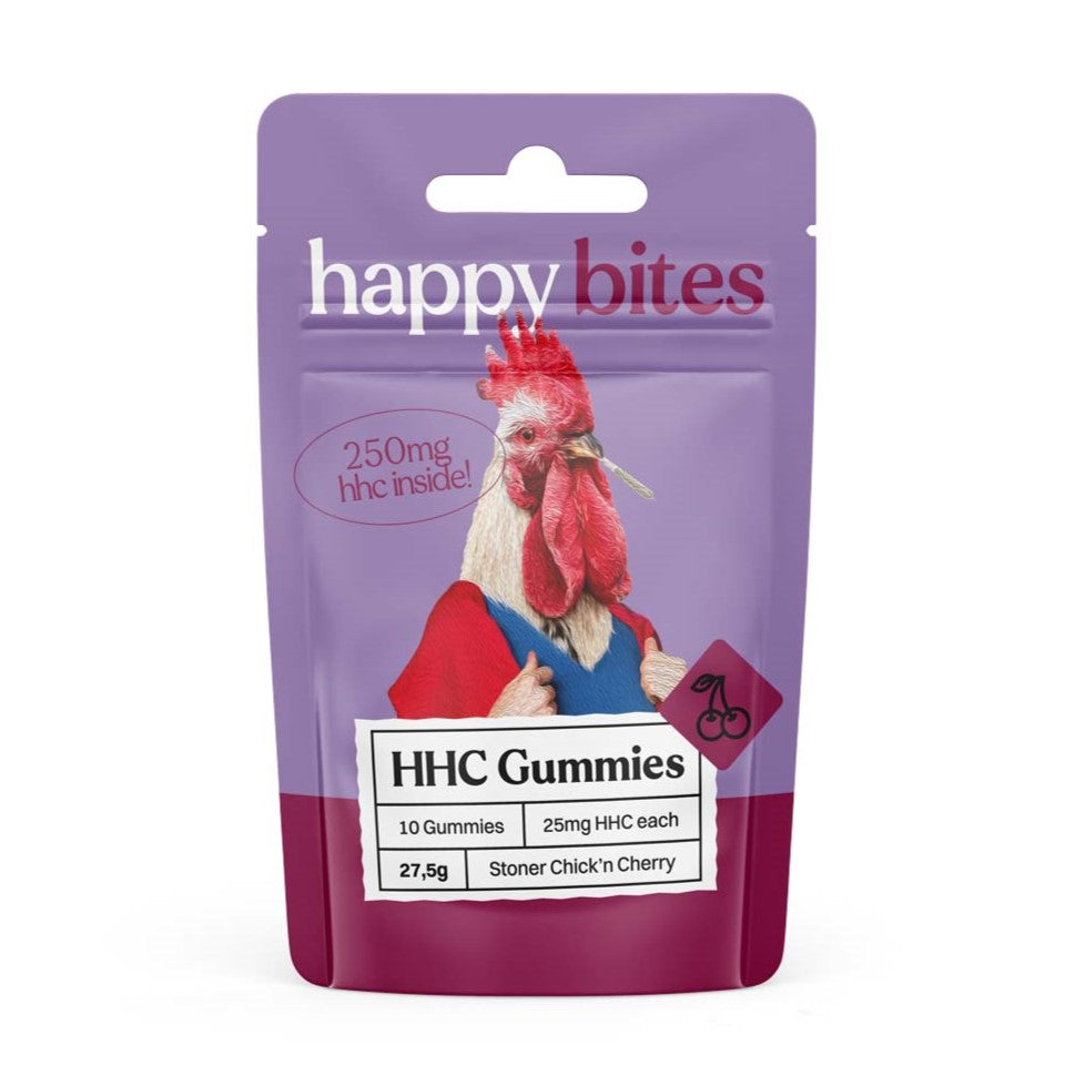 Happy Bites HHC Gummies Stoner Chick´n Cherry