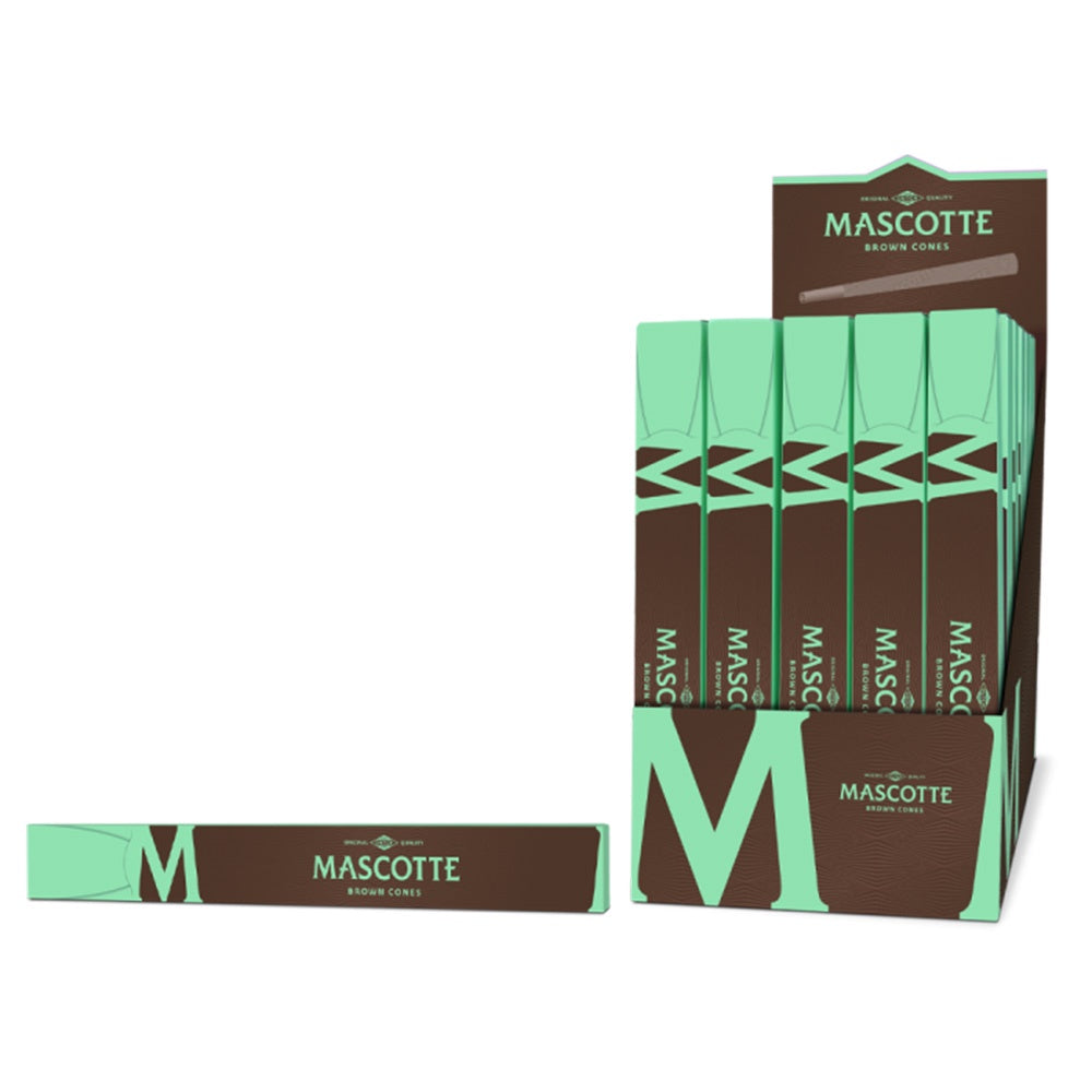 Mascotte Brown Cones with tips - 3pack