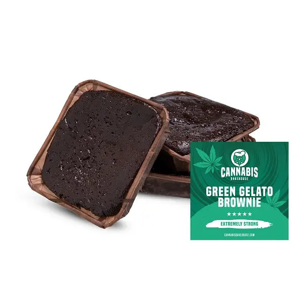 GREEN GELATO BROWNIE