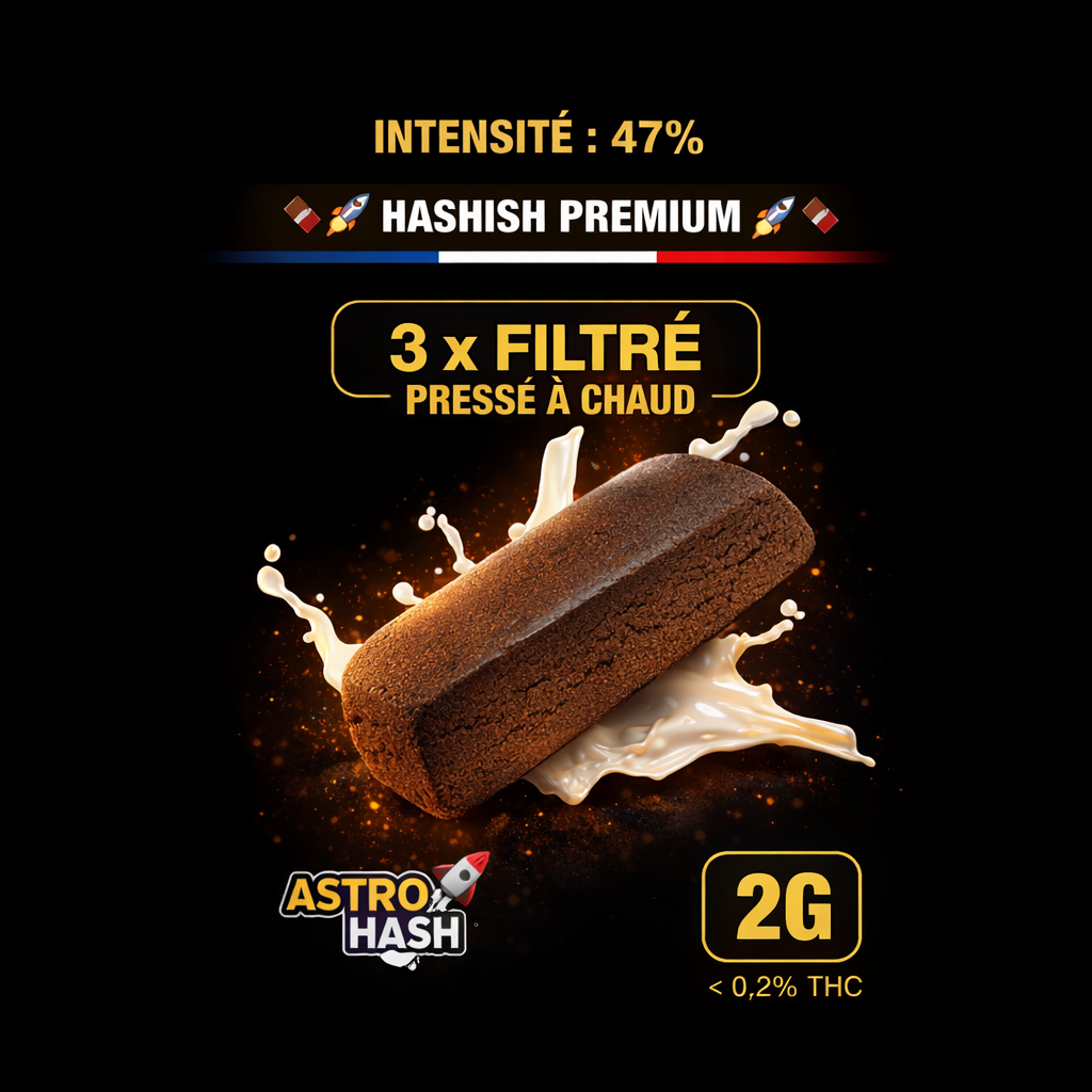 Premium CBD Hash 3X Filtré 2g