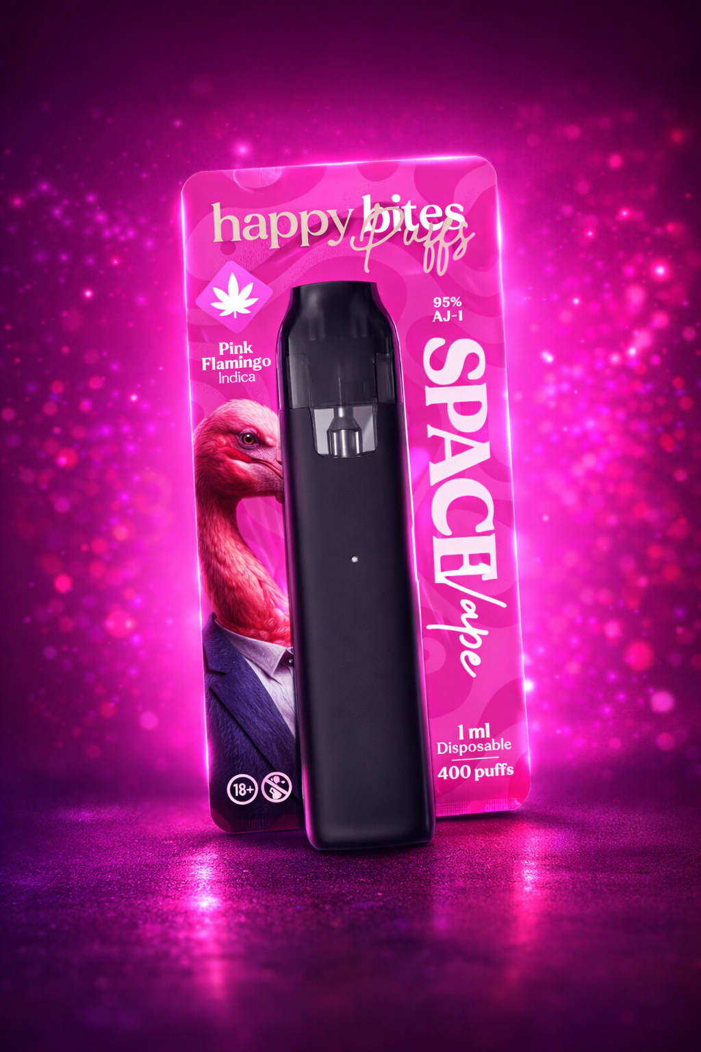 Happy Bites Pink Flamingo Indica 1ml