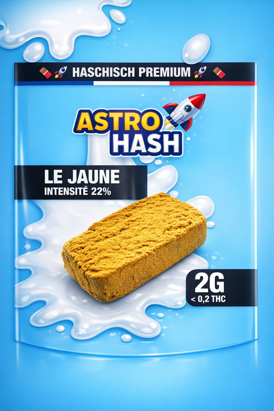 Premium CBD Hash Le Jaune 20% 2g | Astro Hash
