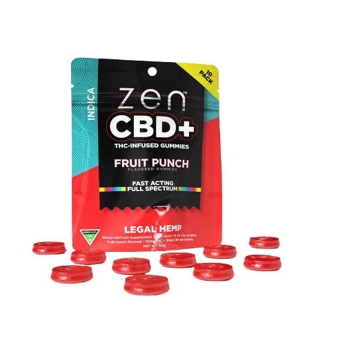 Fruit Punch Indica 200mg Hemp-Infused Gummies
