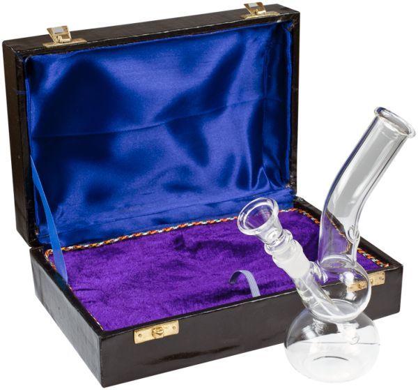 GLASS BONG IN BOX 18 CM