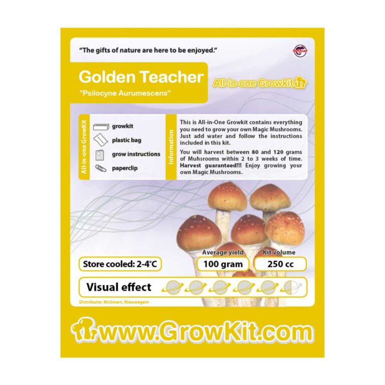 Golden Teacher Growkit – 250 cc