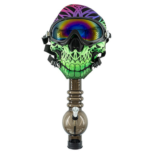 Mask Bong Skull Green