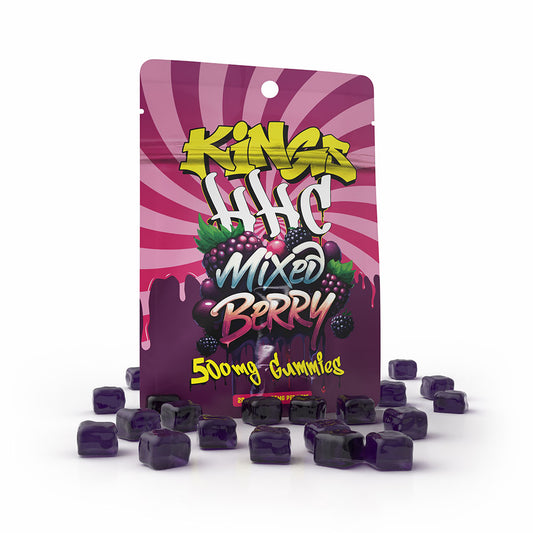 Kings HHC mixed berries gummies 500mg HHC